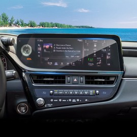 Coleya (2Pack) 2022 2023 2024 2025 ES250/ ES350/ ES300h Screen Protector for Lexus ES 12.3-inch Touch Screen, 2023 2024 ES350 ES300h Screen Protector High Clarity 2024 2025 ES350 Accessories 12.3"