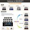 RAVSOFT Instrument Gauge Cluster Panel Speedometer LED Lights Bulbs Kit