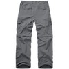 Yevtzl Fishing Hiking Pants for Men, Waterproof Convertible Quick Dry