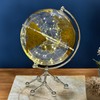 Golden Earth Globe, Globe Diam. 20 cm/7.9 inches, World Map,