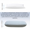 Crisonky Travel and Camping Pillow- Compressible Medium Firm Memory Foam