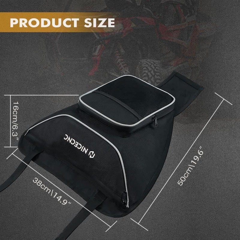 UTV Center Storage Bag, 1680D UTV Cab Pack Center Seat