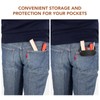 RingSun Genuine Leather Pocket Protector for Men, Durable Pocket Tool