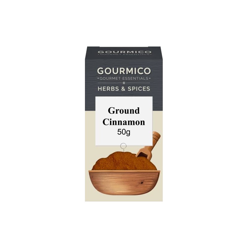 GOURMICO Ground Cinnamon, Ideal to Spice Up Cakes, Breads &
