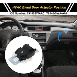 TUCKBOLD HVAC Heater Blend Door Actuator Replacement for Honda CR-V 2007-2011 AC Heater Actuator No.79140SWAA01/79140-SWA-A01 Air Door Actuator Plastic Metal