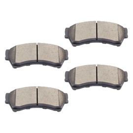 INEEDUP Ceramic Disc Brake Pads Set Front For Ford For Fusion 2006-2012,For Lincoln MKZ 2007-2012,For Lincoln Zephyr 2006,For Mazda 6 2006-2013,For Mercury Milan 2006-2011 D1164(4PCS)