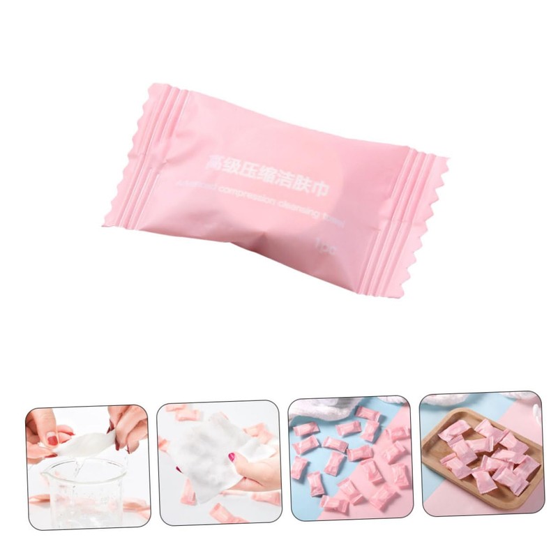 TOVINANNA 2sets Soft Gentle Nonwoven Compressed Towel Disposable Face Towel