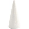 Creativ 543600 5-Piece 14.5 cm Polystyrene Cones, white