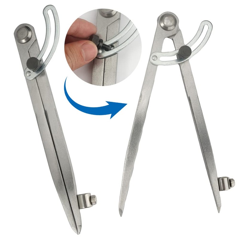 Scriber Compass 200 mm / 8 Inch Large Pencil Marking