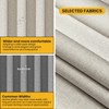 AJAZZ 100% Blackout Room Divider Curtains - Total Privacy Curtain