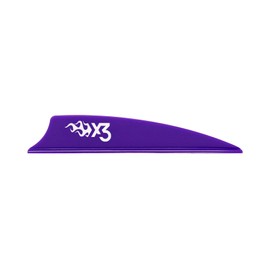 Bohning X3 Vane, 2.25", Purple, 36pk