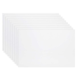 10PCS Shrink Plastic Sheets, Heat Shrink Printable Plastic Sheet, Shrink Film Sheets White Art Paper DIY Hand Made Craft Tool