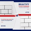 Art3dwallpanels 30 Ft White Peel and Stick Trim for Backsplash