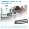 Cutetool 91037 Cable Repair Coupling suitable for RIDGID Drain Cleaner