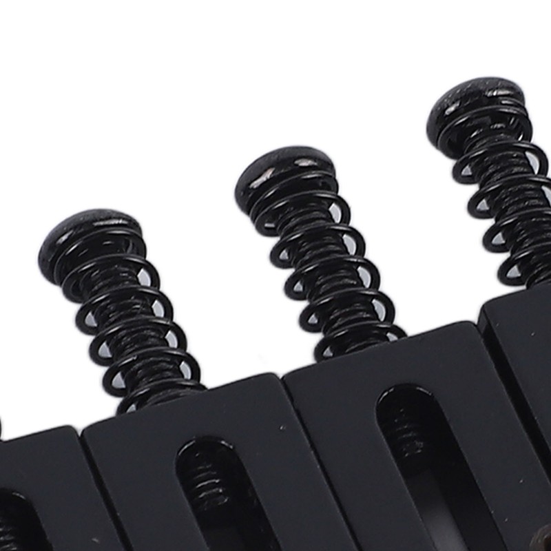 6 Pcs Electric Guitar Bridge Saddle Standard Zinc Alloy Guitar