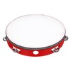 sourcing map 1 Pcs Tambourine Drum 10 Inch Wood Hand