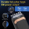 Hair Clippers for Men Cordless, 4-Piece Grooming Kit with LED