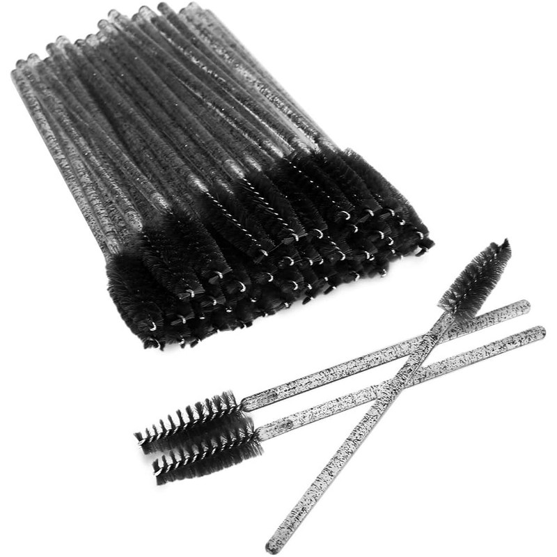 Brochas desechables de nailon para máscara de pestañas y cejas:
