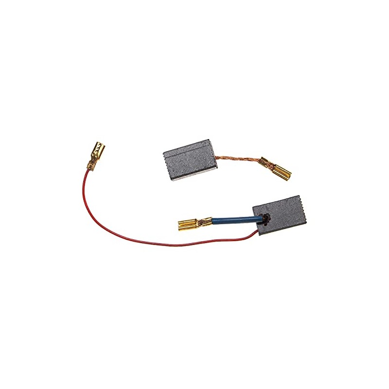 vhbw 2 x Carbon Brush Motor Carbon Abrasive Carbon 16.5