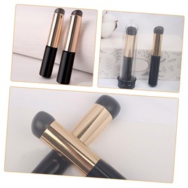 Healvian 6pcs Portable Lip Brush Applicators for Lipstick and Lip Gloss Ergonomic Design for Easy Application Makeup Tool for Women