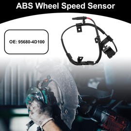 Partuto ABS Wheel Speed Sensor Rear Right ABS Sensor Anti-lock Braking System Sensor No.95680-4D100 for Hyundai Entourage 2007-2008, for Kia Sedona 2006-2014