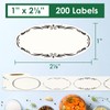 DGBDPACK 200 Dissolvable Canning Labels for Mason Jars, 1 x