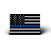 215 Decals 6 Reflective Blue Line American Flag Sticker Car