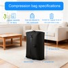 travel vacuum bag, equipped with a wireless vacuum pump, can