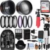 A-Cell 58mm Accessory Bundle for Canon EOS Rebel T7, T6,