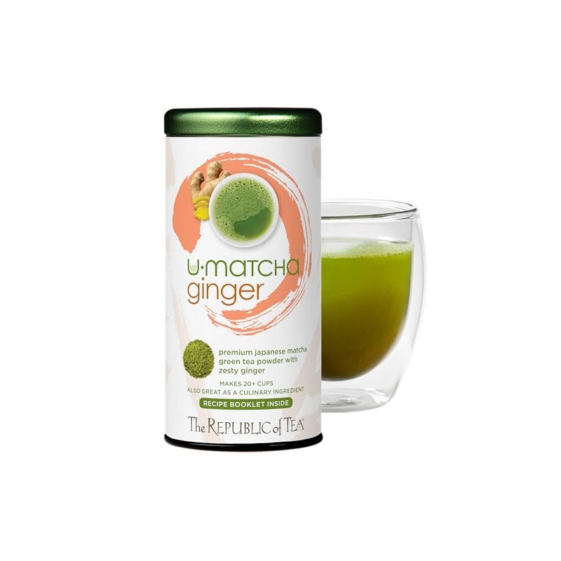 The Republic of Tea U-Matcha Ginger Tea, 1.5 Ounces /