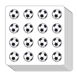 Soccer Planner Stickers, 0.5inch Sports Scrapbooking Arts Calendar Kids Crafting 208-Pack