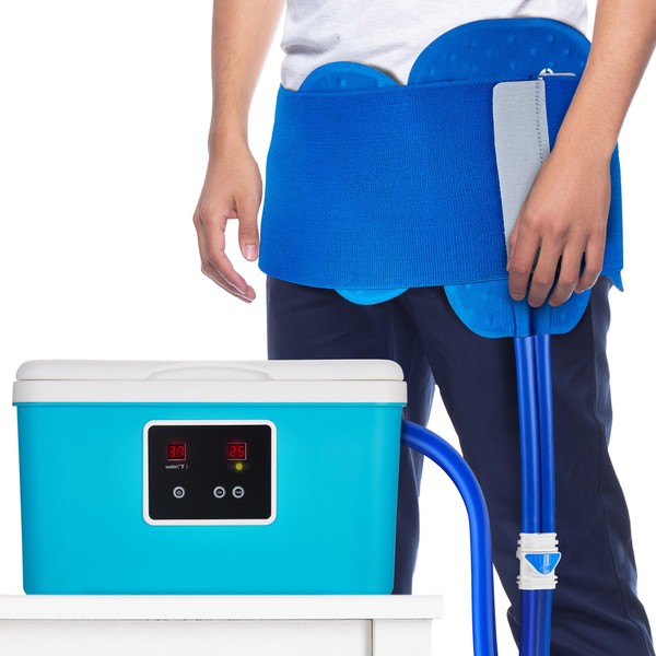 Cold Therapy System with Universal Pad for Hip, Back or Knee — Post-Surgery Care, Back Surgeries, Spinal Fusion, Hip Replacement, Osteoarthritis, ACL, MCL, Swelling, Sprains — Cryotherapy Freeze Kit