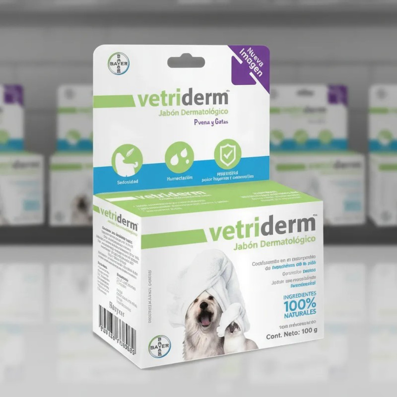 Vetriderm Jabon Dermatologico Avena 5 Pzas