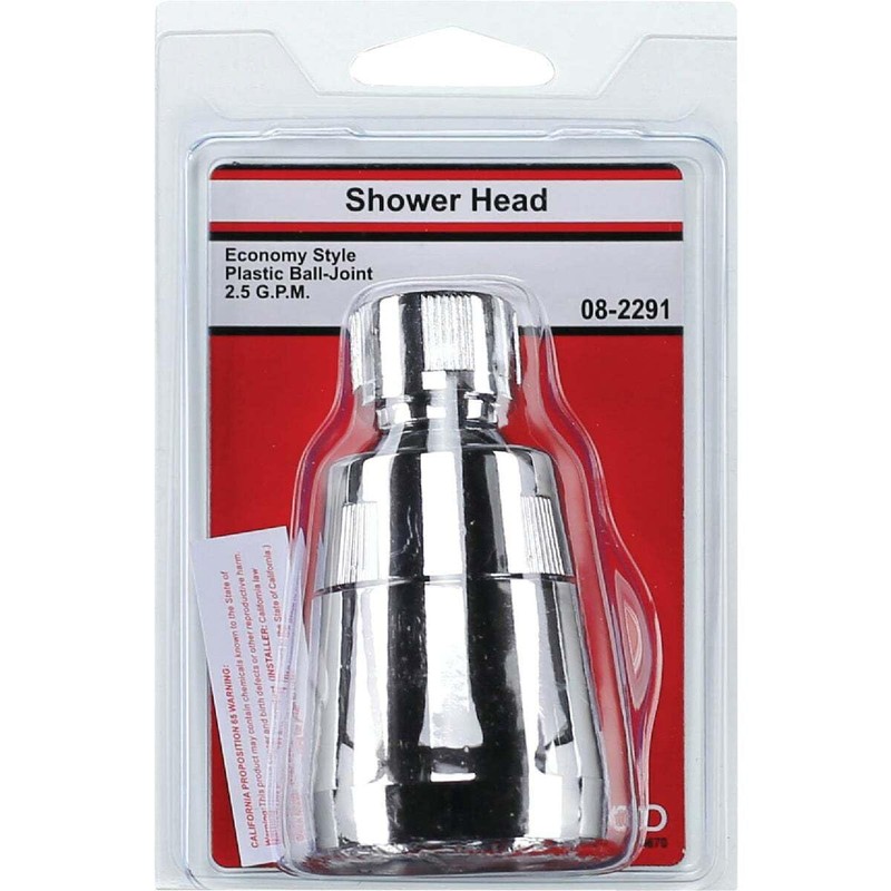 LASCO 08-2291 2 Gallon Per Minute Shower Head with Adjustable
