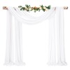 Showgeous Wedding Arch Draping Fabric 1 Panel 28" x20Ft Cream