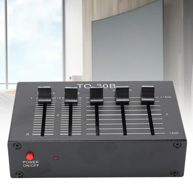Luocute Record Player Preamplifier EQ, Phono Preamp 3 Band Equalizer