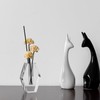 Crystal Vase 4.5-inch High, Modern Crystal Home Office Decor for