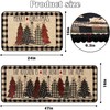 Christmas Kitchen Rugs Set of 2, Christmas Rugs for Kitchen,