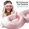 LitBear 100% 22 Momme Mulberry Silk Sleep Mask - 3D