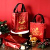 Pack of 24 Christmas Gift Bags with Tissues, Medium, Red,