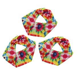 Motique Accessories Stretchy Tye Dye Knot Headband - Set of 3 Multi