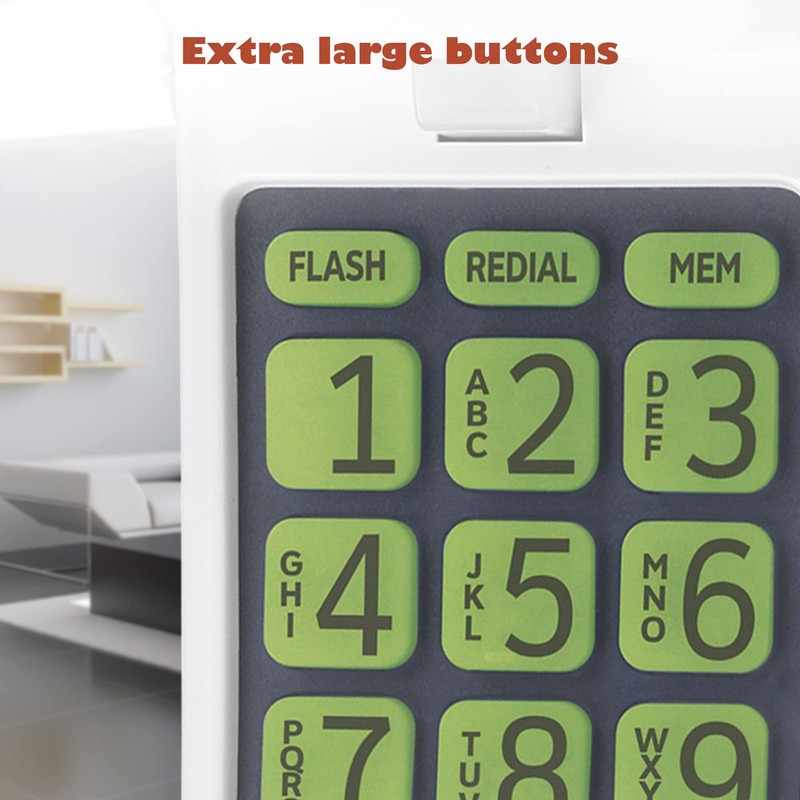 AT&T TRIMLINE 213 Corded Home Phone with Extra Big Buttons