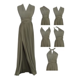 Edaydress Long Maxi Dresses to Wear to a Wedding Wrap Muti Ways Covertible Infinity Dress Slit Bridesmaid Dresses