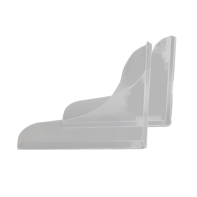 2 Pcs Bathtub Splashing Guard Acrylic Shower Tub Corner Water