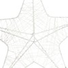 com-four® Decorative Christmas Star, Christmas Star Decoration for Hanging, Metal