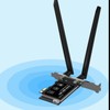 WiFi 6 PCIe Card AX3000Mbps 2.4GHz 5GHz Dual Antenna BT5.2
