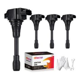 FIREMOTOO Paquete de 4 bobinas de encendido compatibles con Altima Cube Sentra Rogue Cube Versa Urvan Select NV200 NV350 Pathfinder 1.8L 2.0L 2.5L Infiniti FX50 M56 QX60 2.5L 5.0L 5.6L UF549