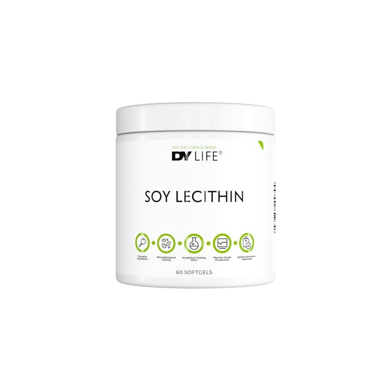 DY Life Soy Lecithin 60 Softgels