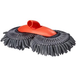 JSCARLIFE Chenille Microfiber 9 Inch Car Brush Mop Head, 360 Degree Rotation