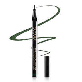 Docolor Waterproof Eyeliner Pen Super Slim Liquid Eyeliner Eye Liner Gel (Green)